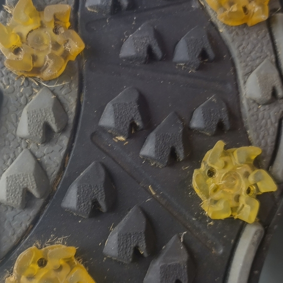 Dunlop Dry Classic Saddle Mens Leather Golf Shoes Size 9 M4750C White and Brown - Picture 15 of 16